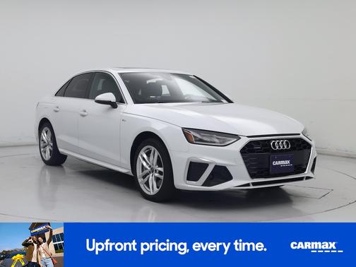 White 2021 Audi A4 S-Line Premium