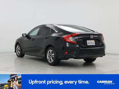 Black 2018 Honda Civic LX