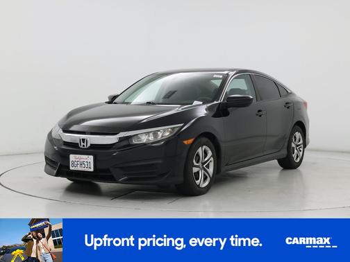 Black 2018 Honda Civic LX