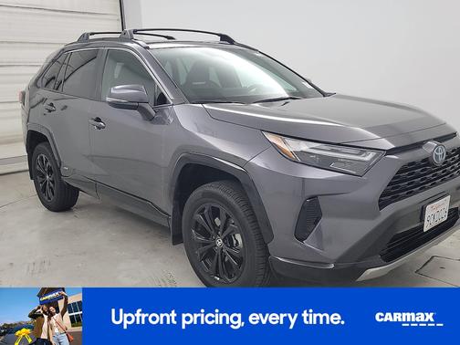 Gray 2022 Toyota RAV4 Hybrid SE