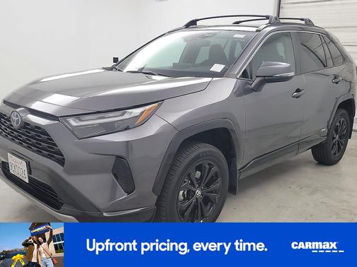 Gray 2022 Toyota RAV4 Hybrid SE