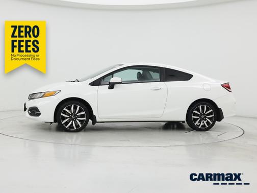 White 2014 Honda Civic EX-L