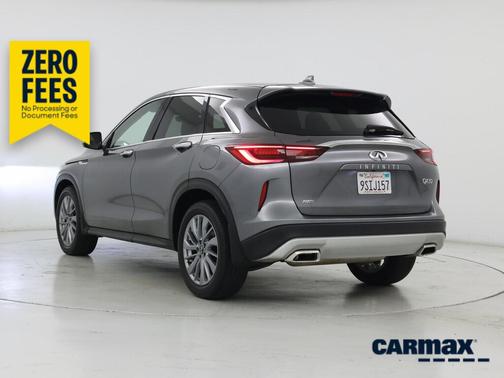 Gray 2025 INFINITI QX50 Pure