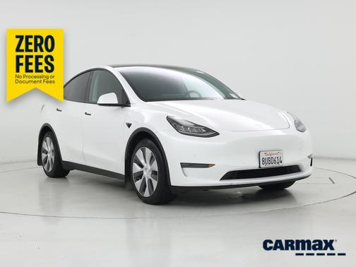 White 2021 Tesla Model Y Long Range