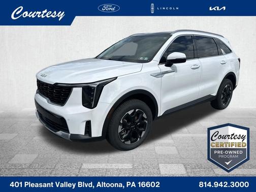 White Pearl 2024 Kia Sorento S
