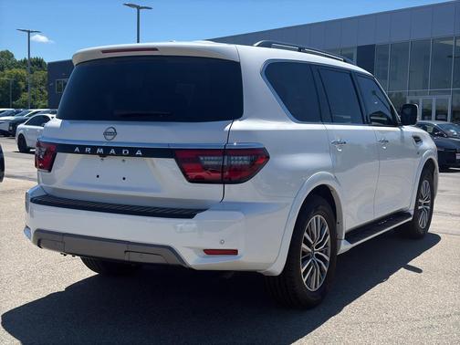 Aspen White Tricoat 2021 Nissan Armada SV 4WD