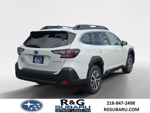 Crystal White Pearl 2025 Subaru Outback Premium, Blind Spot, Option 13