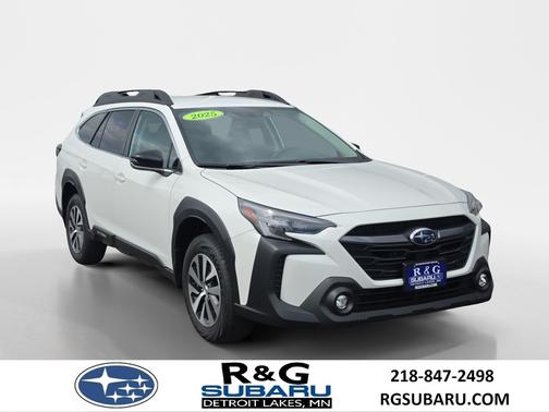 Crystal White Pearl 2025 Subaru Outback Premium, Blind Spot, Option 13
