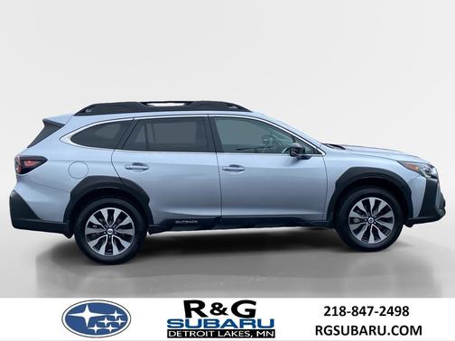 Ice Silver Metallic 2025 Subaru Outback Limited, LOW MILES, Option 34