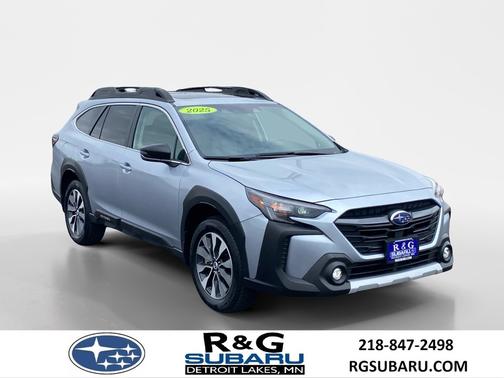 Ice Silver Metallic 2025 Subaru Outback Limited, LOW MILES, Option 34