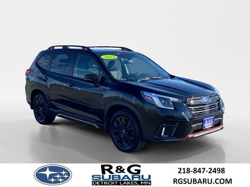 Crystal Black Silica 2023 Subaru Forester Sport, LOW MILES, Option 24