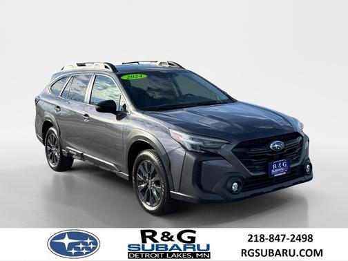 Magnetite Gray Metallic 2024 Subaru Outback Onyx Edition, Heated Steering, Option 21