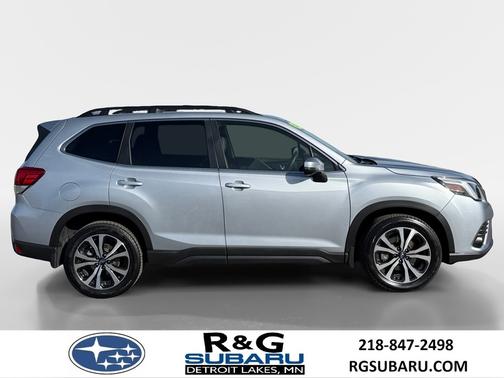 Ice Silver Metallic 2023 Subaru Forester Limited, NEW TIRES, Option 32