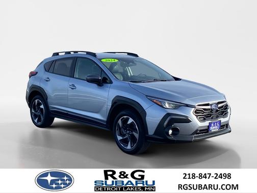 Ice Silver Metallic 2024 Subaru Crosstrek Limited, LOW MILES, Option 31 SUV