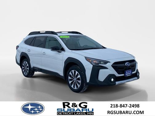 Crystal White Pearl 2025 Subaru Outback Limited, Heated Steering, Option 34 SUV