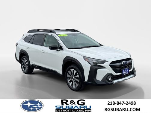 Crystal White Pearl 2025 Subaru Outback Limited, LOW MILES, Option 34