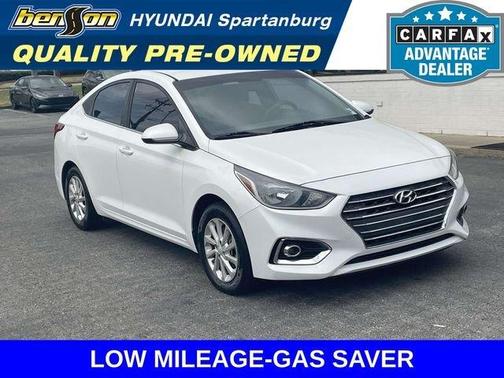 Frost White Pearl 2019 Hyundai Accent SEL