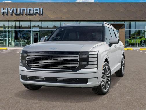 White 2026 Hyundai Palisade Hybrid Calligraphy