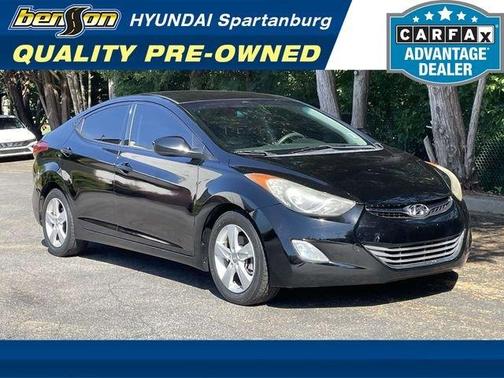 Midnight Black 2013 Hyundai ELANTRA GLS