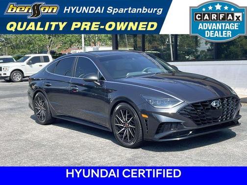 Gray 2021 Hyundai SONATA Limited