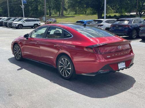 Calypso Red 2021 Hyundai SONATA Limited