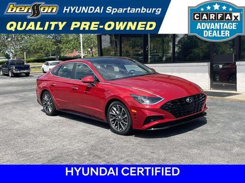 Calypso Red 2021 Hyundai SONATA Limited