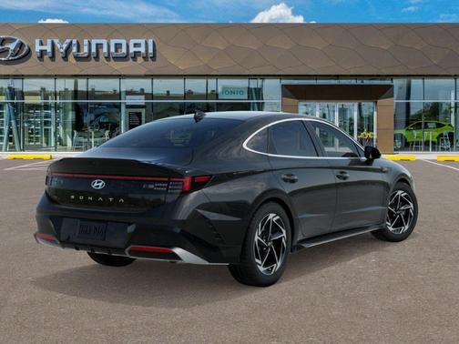 Black 2026 Hyundai SONATA SEL Sport