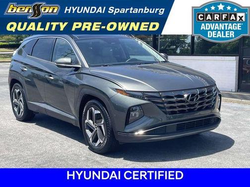 Amazon Gray 2022 Hyundai TUCSON Limited