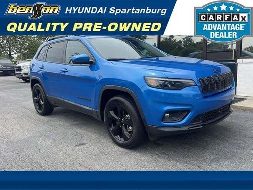 Hydro Blue Pearlcoat 2021 Jeep Cherokee Latitude Plus