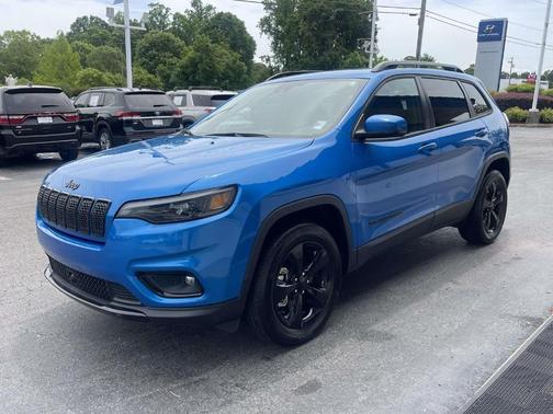 Hydro Blue Pearlcoat 2021 Jeep Cherokee Latitude Plus
