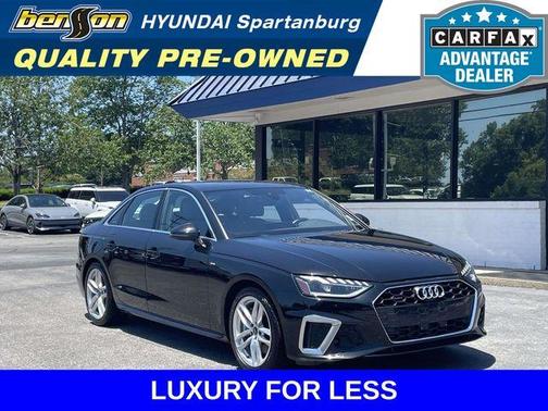 Mythos Black Metallic 2024 Audi A4 45 S line quattro Premium