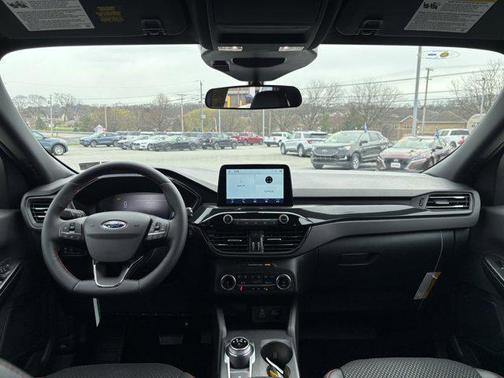 star white metallic tri-coat 2026 Ford Escape ST-Line Select