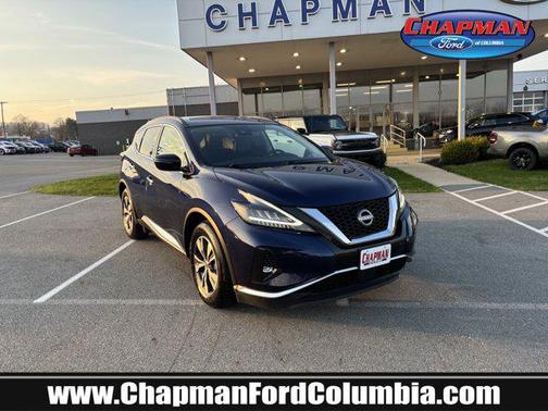 Deep Ocean Blue Pearl 2023 Nissan Murano SV Intelligent AWD