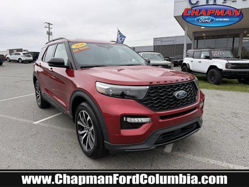 Rapid Red Metallic Tinted Clearcoat 2020 Ford Explorer ST