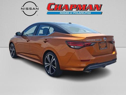 Monarch Orange Metallic/Super Black 2023 Nissan Sentra SR