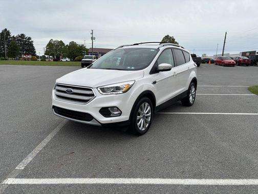 White Platinum 2018 Ford Escape Titanium