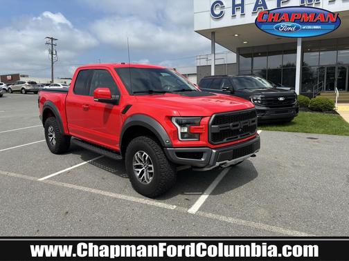 Race Red 2018 Ford F-150 Raptor