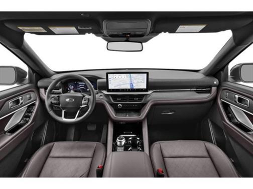 Star White Metallic Tri-Coat 2026 Ford Explorer Platinum