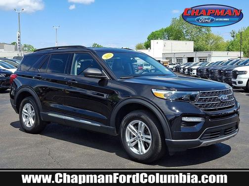 Agate Black Metallic 2023 Ford Explorer XLT