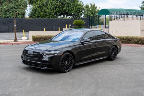 Black 2021 Mercedes-Benz S-Class S 580 4MATIC