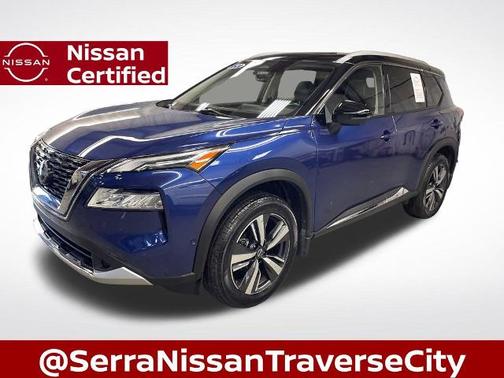2 Tone Blue / Black 2023 Nissan Rogue Platinum