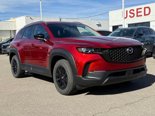 Soul Red Crystal Metallic 2025 Mazda CX-50 Hybrid Preferred Package SUV