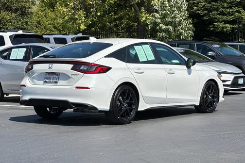 Platinum White Pearl 2023 Honda Civic