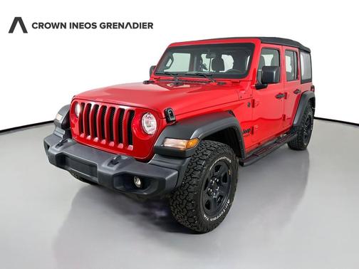 Firecracker Red Clearcoat 2022 Jeep Wrangler Unlimited Sport