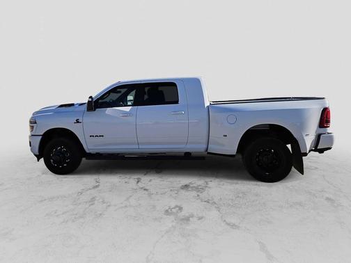 Bright White Clearcoat 2026 RAM 3500 Laramie 4x4 Mega Cab 64 Box