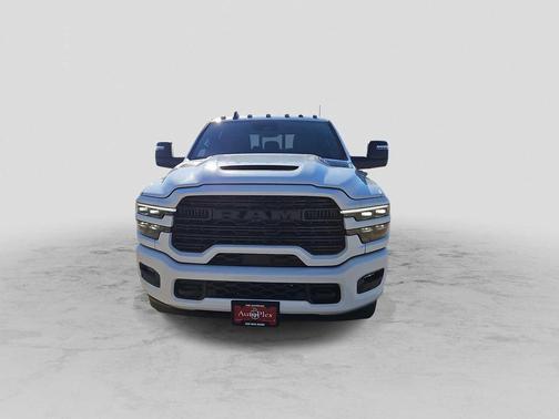 Bright White Clearcoat 2026 RAM 3500 Laramie 4x4 Mega Cab 64 Box