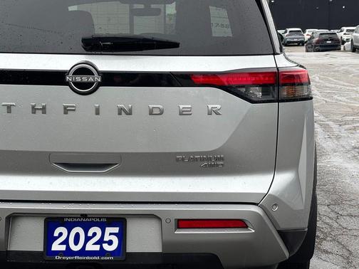 Brilliant Silver Metallic 2025 Nissan Pathfinder Platinum 4WD