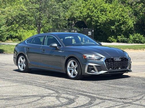 Daytona Gray Metallic 2022 Audi A5 Sportback 45 S Line Premium