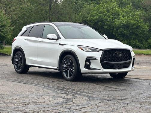 Radiant White 2025 INFINITI QX50 Sport AWD