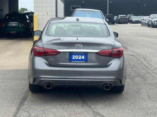 Graphite Shadow 2024 INFINITI Q50 3.0t LUXE